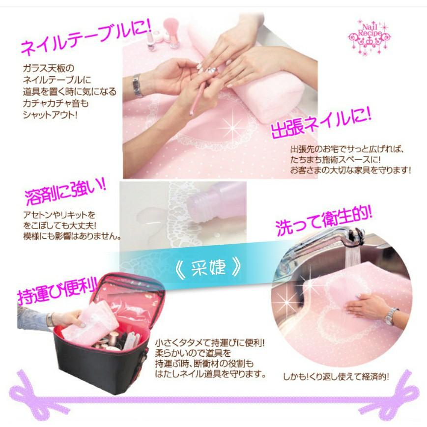 【采婕美學】美甲桌墊 矽膠桌墊 (可水洗折疊/五色)可折疊收納 可當餐墊 桌布 止滑墊 光療 彩繪-細節圖4