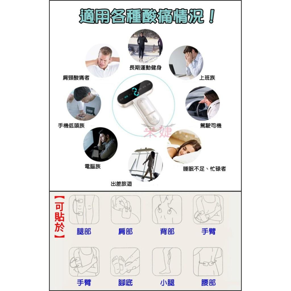 【現貨】經絡按摩儀 肩頸按摩儀 頸椎按摩(二代/USB充電)多功能按摩器 專利證明 迷你型 緩解全身疲勞-細節圖6