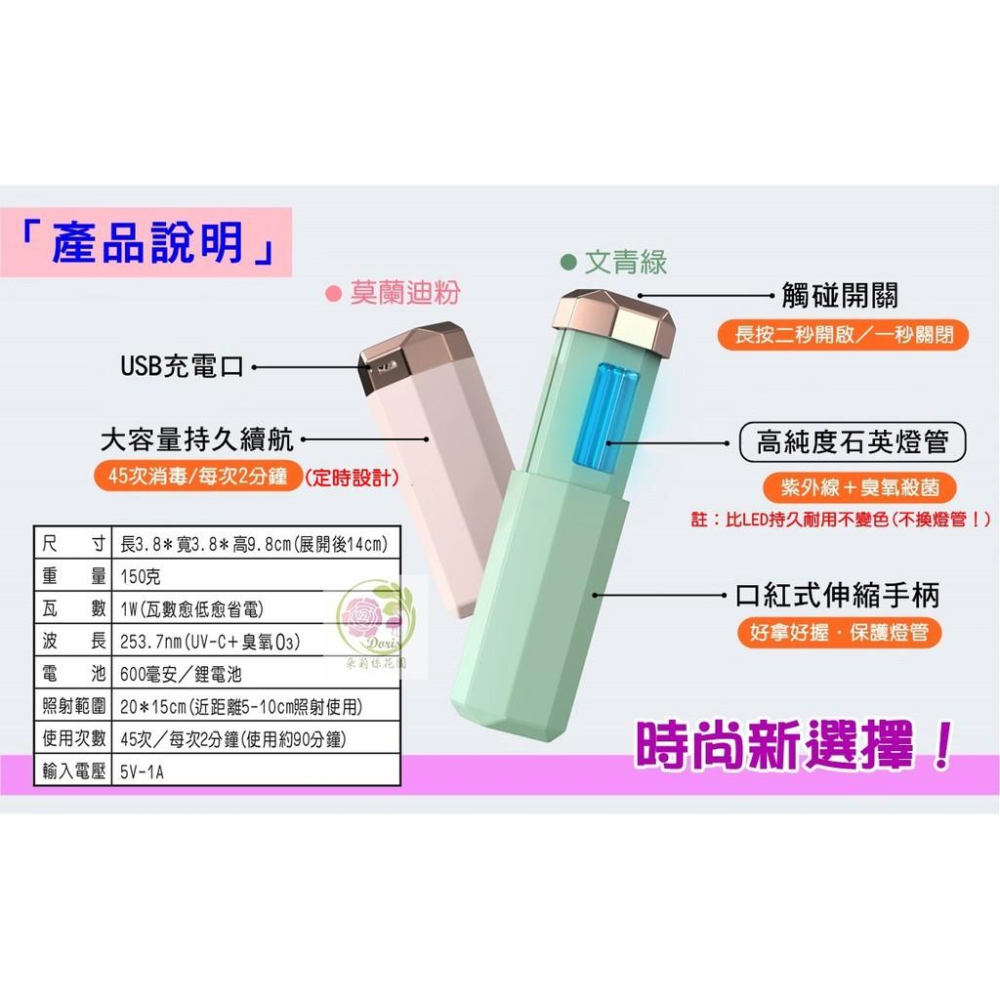 (免運)日本紫外線 紫外線燈 殺菌燈 定時+紫外線+臭氧三合一 口罩消毒 消毒燈 消毒棒 酒精 有保固-細節圖3