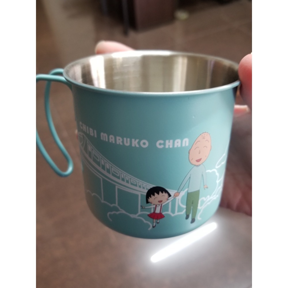 香港地鐵 x 小丸子和爺爺杯子連杯墊套裝-細節圖2