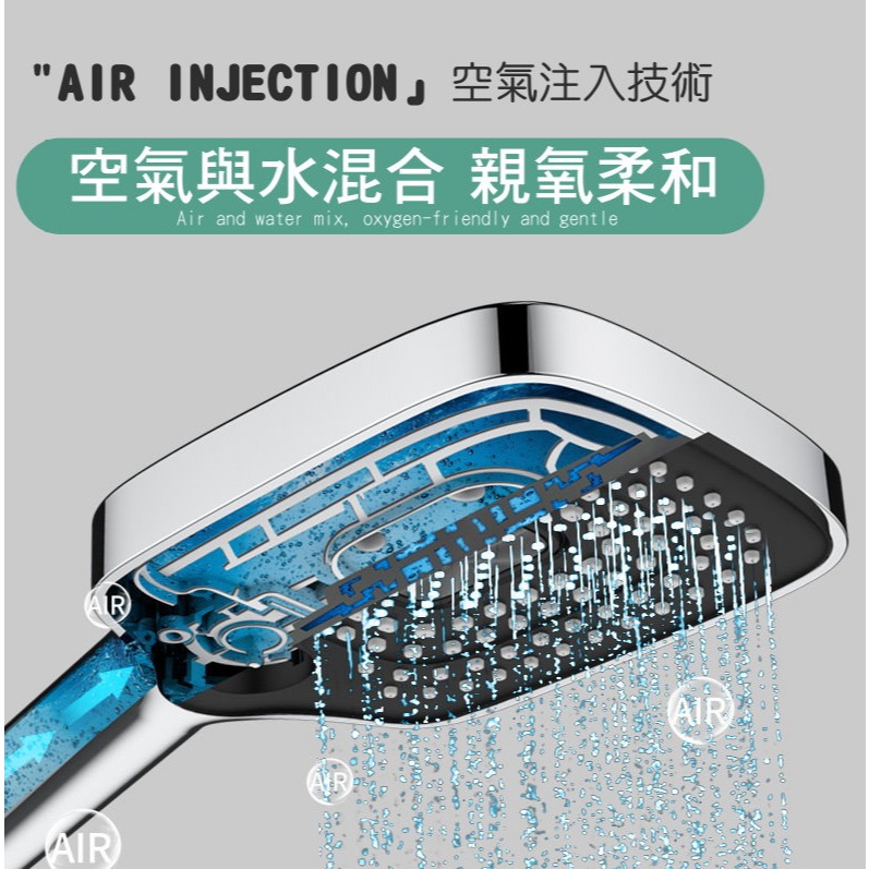 🔥【🚿增壓大水量】四檔蓮蓬頭｜SPA按摩淋浴🌊不傷膚 大出水 增壓蓮蓬頭 浴室改造 蓮蓬頭 花灑🚿-細節圖9