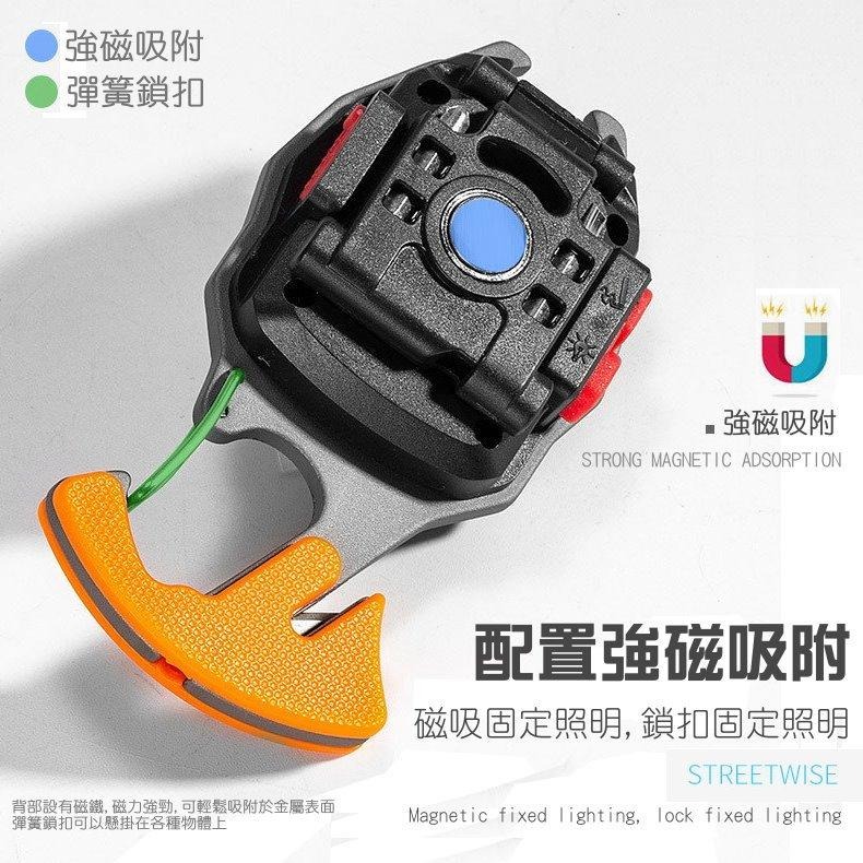🔦【多功能鑰匙扣燈】COB強磁工作燈💡求生哨✚螺絲刀✚點煙器✚割刀✚開瓶器✚USB充電手電筒｜鑰匙扣燈｜隨身攜帶-細節圖5
