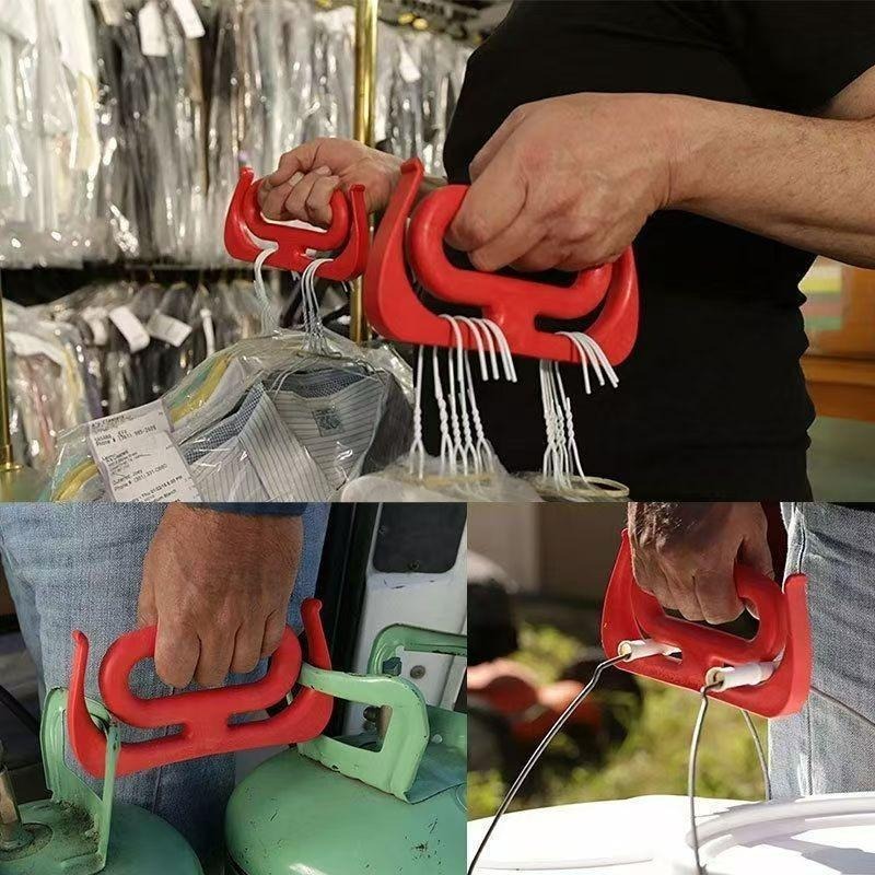 💪【省力神器】省力提物器 手提掛勾 搬重物提袋器 購物提袋器 手提幫手 防勒手 買菜省力 耐用重型提物器-細節圖2