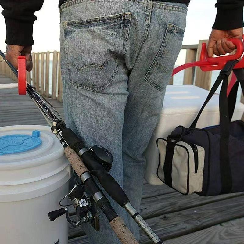 💪【省力神器】省力提物器 手提掛勾 搬重物提袋器 購物提袋器 手提幫手 防勒手 買菜省力 耐用重型提物器-細節圖4