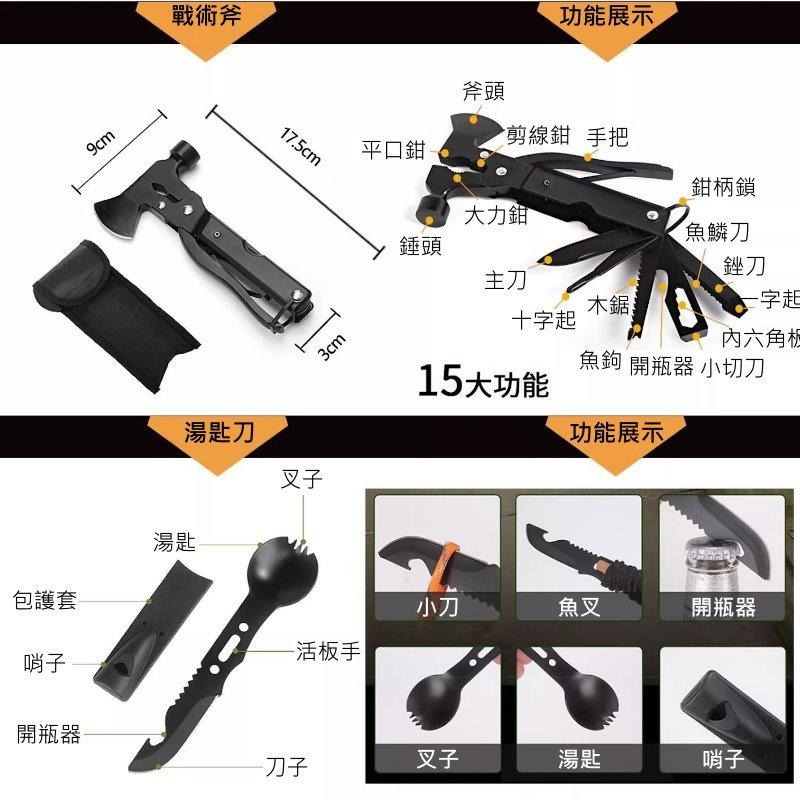 🔥【多功能求生包】戶外急救工具組 ⛺登山露營｜軍迷裝備｜緊急救難｜求生裝備｜救生包｜求生包｜登山工具｜露營工具｜SOS-細節圖2