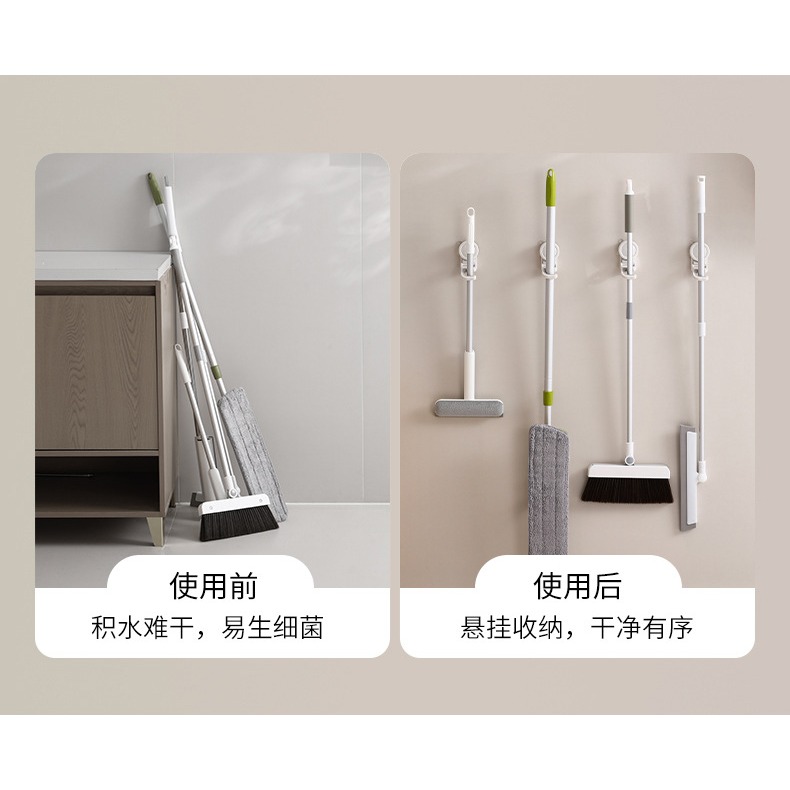 【🔥強力吸附】🚿拖把掛勾 無痕免釘吸盤 壁掛式收納架 拖把架 掛鉤 收納神器 強力吸盤拖把掛架-細節圖9