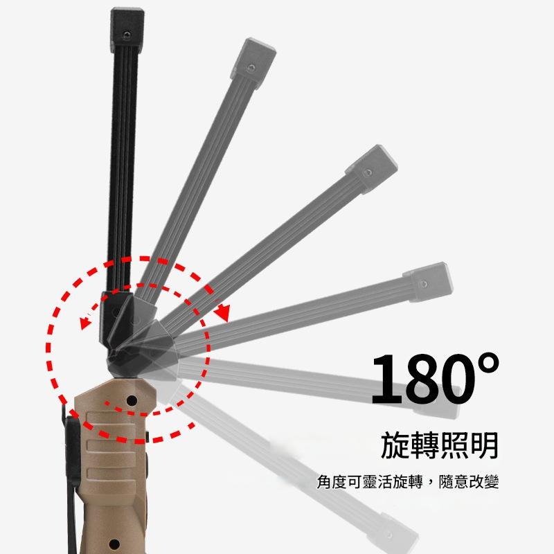 🟡【🔋COB磁吸工作燈】🔧TYPE-C快充｜多功能摺疊LED手電筒｜維修照明神器｜戶外燈｜維修燈｜手電筒｜露營燈｜-細節圖4
