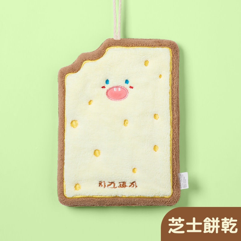 【台灣現貨】可愛動物造型擦手巾｜吸水快乾｜廚房浴室掛式毛巾｜居家可愛毛巾超萌貓咪/卡皮巴拉擦手巾｜可掛設計｜珊瑚絨不掉毛-規格圖9