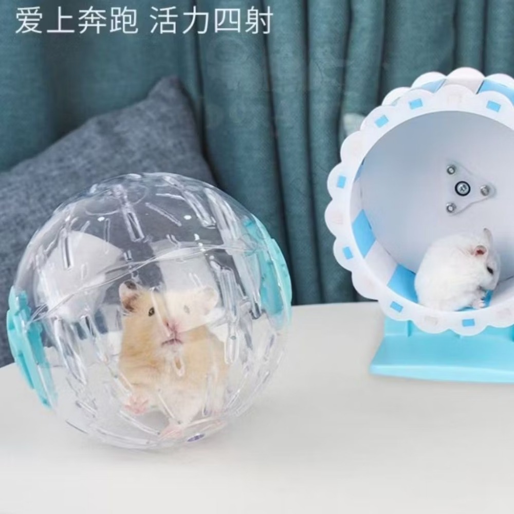 🚙24H當天✅ 快速出貨 倉鼠散步 倉鼠球 倉鼠跑球 倉鼠運動跑球 倉鼠運動 寵物鼠跑球 倉鼠水晶球-細節圖2