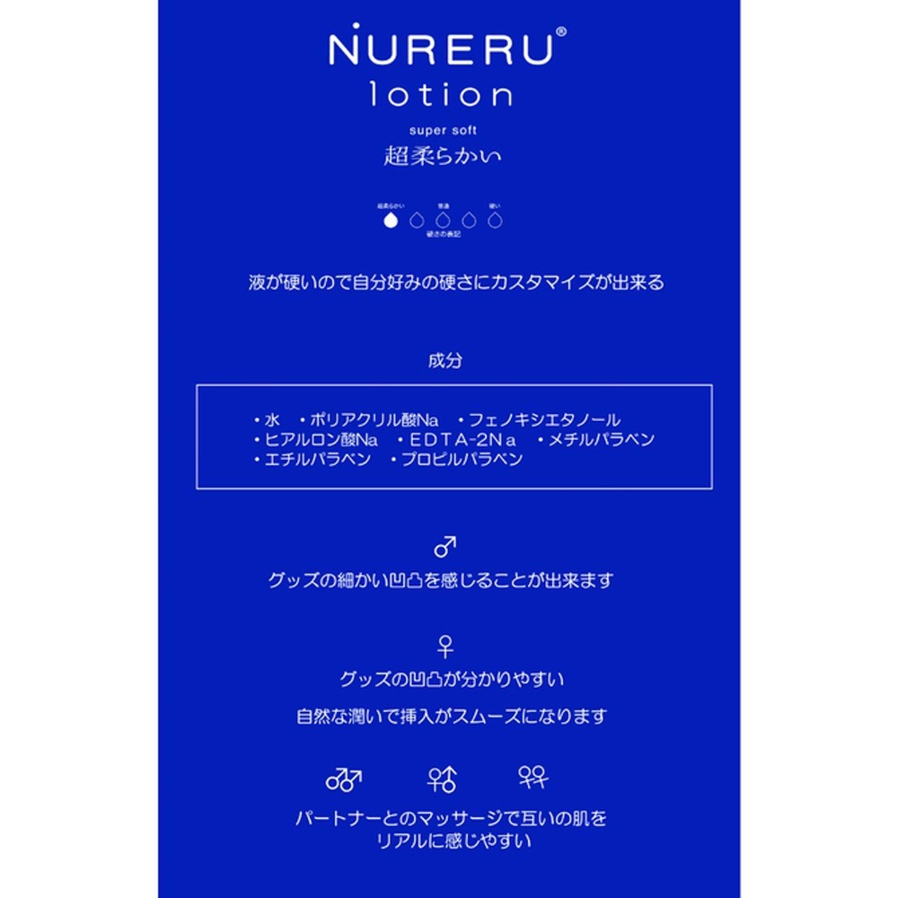 日本 NURERU 玻尿酸 低黏度配方 溫和親膚水性潤滑液(KY,情趣用品,潤滑劑,透明質酸)-細節圖3