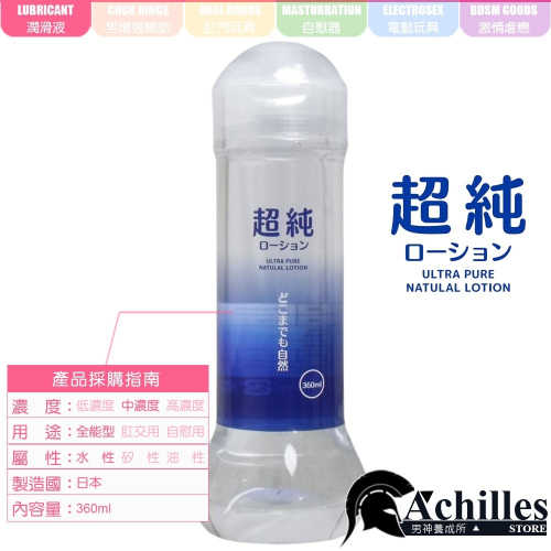 日本 FUJI WORLD 超純 純淨天然水潤滑液淨化 天然水配方 純萃水性潤滑液(KY,情趣用品,潤滑劑)