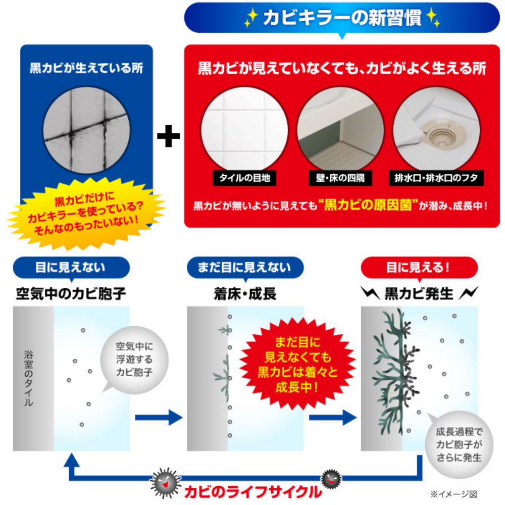 日本 SC Johnson 莊臣 除霉噴霧 大容量 強力浸透配方 除菌 1000ml [928福利社]-細節圖2