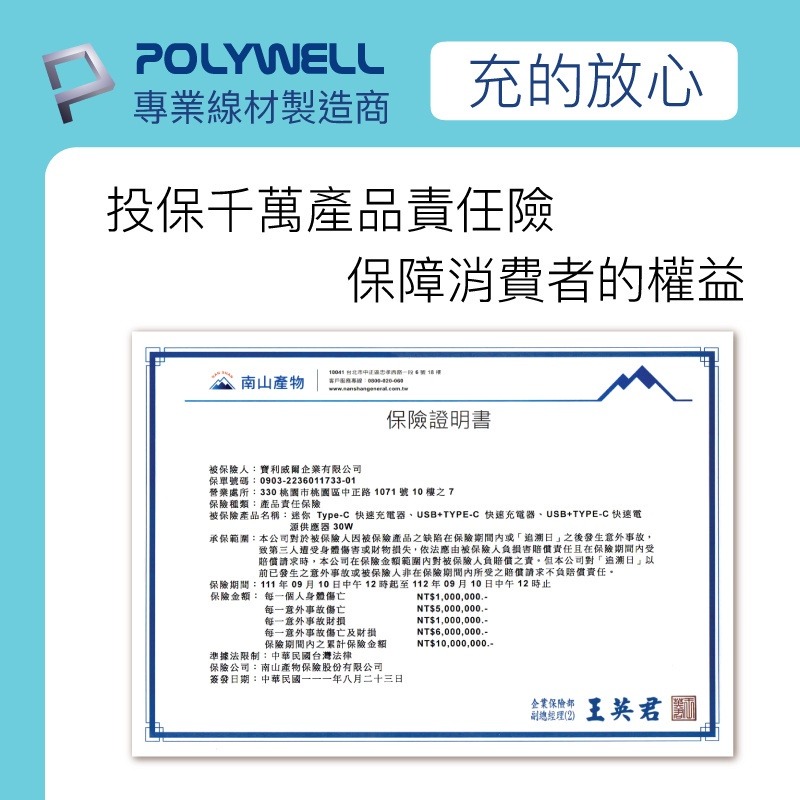 現貨 Polywell PD雙孔快充頭 30W Type-C充電器 豆腐頭 適用蘋果iPhone快充 寶利威爾 台灣現貨-細節圖8