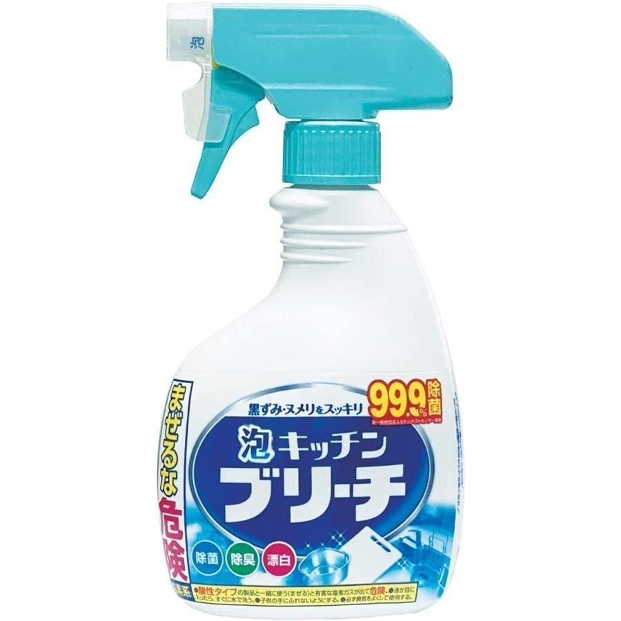 日本Mitsuei廚房泡沫清潔劑 分解油污去漬 400ml 抽油煙機漂白 瓦斯爐洗潔液 928福利社-細節圖2