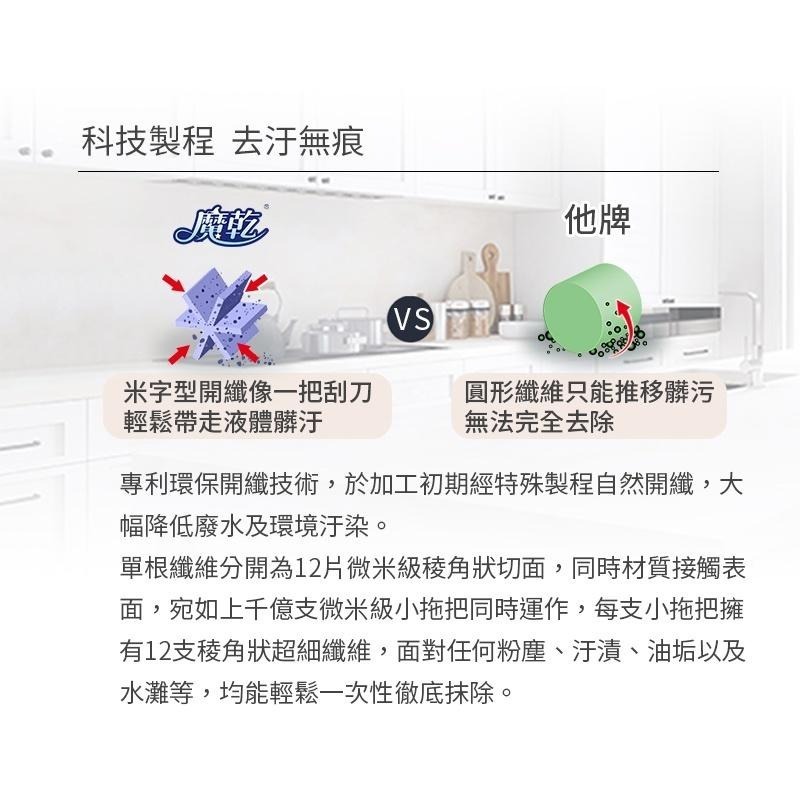 魔乾極超細纖維擦拭布 幫助吸水去污 2款尺寸 抹布洗碗布 928福利社-細節圖6