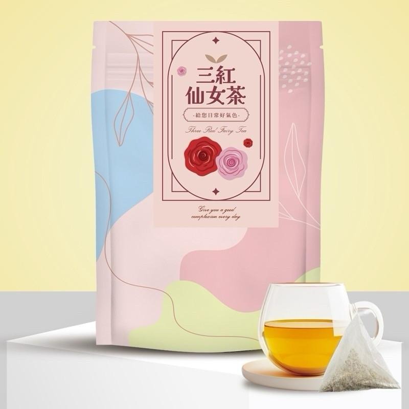 三紅仙女茶 幫助維持好氣色 10入 玫瑰紅棗枸杞茶 928福利社-細節圖4