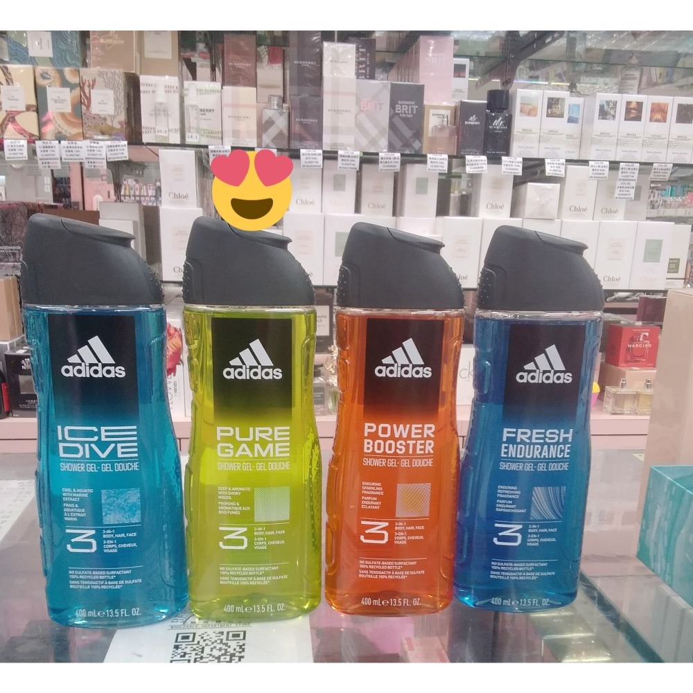 ADIDAS 能量釋放 潔顏洗髮沐浴露400ml，下單前請先詢問貨量-細節圖2