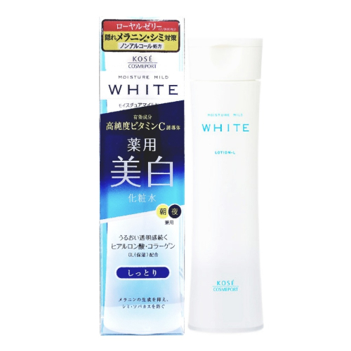 KOSE MOISTURE MILD WHITE 深層潤白化妝水180ml，下單前請先詢問貨量