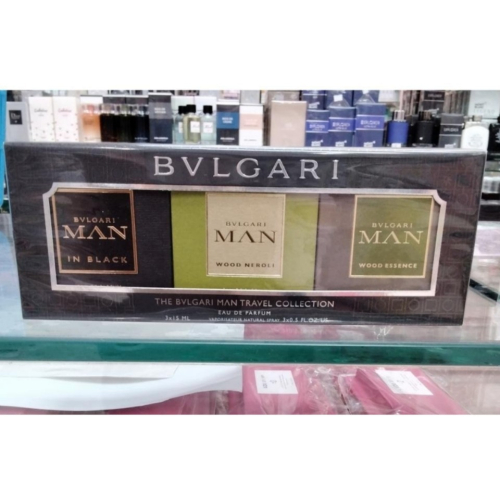 BVLGARI MAN男性小香禮盒(森林之光+城市森林+當代真我 15ml*3），市價：3000元，平輸，下單前請先詢問