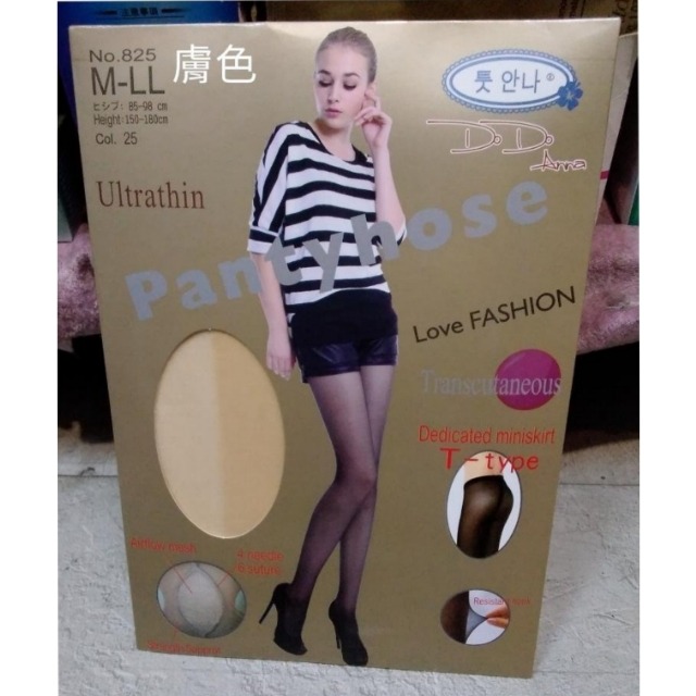 一組6雙 嘟嘟安娜 超彈性高密度素面褲襪1雙(黑色/深膚色/膚色/鐵灰色)有4款顏色可選，市價150元，下單前請先詢問貨-細節圖3