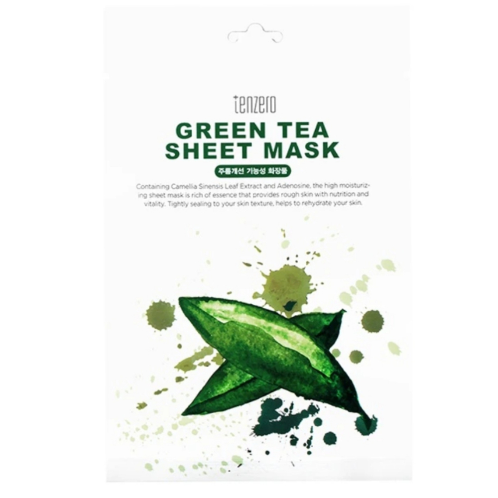 TENZERO 單片面膜25ml（綠茶/維生素）有2款可選擇，下單前請先詢問貨量-細節圖6