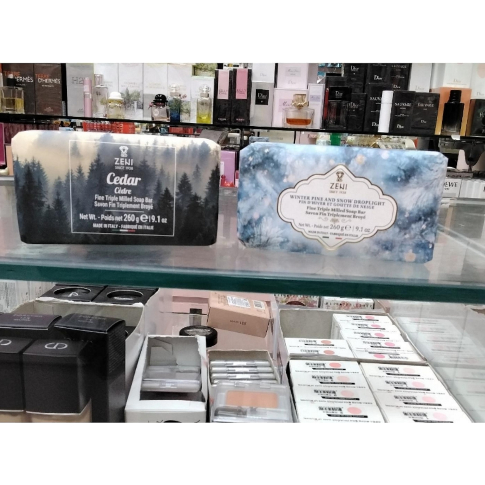 ZENI 義大利 植物萃取 三重研磨香皂260G（牡丹/雪松/木蘭花/薰衣草/白麝香/佛手柑/玫瑰/茉莉/雪滴中的松木）-細節圖2