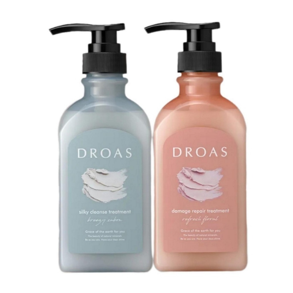 清貨商品 日本 DROAS 礦物泥 潤髮乳 400ml（絲滑潔淨/受損修護）有2款可選擇，市價350元，下單前請先詢問貨-規格圖3