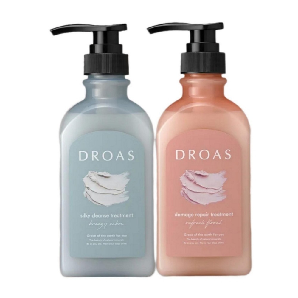 清貨商品 日本 DROAS 礦物泥 潤髮乳 400ml（絲滑潔淨/受損修護）有2款可選擇，市價350元，下單前請先詢問貨-規格圖3