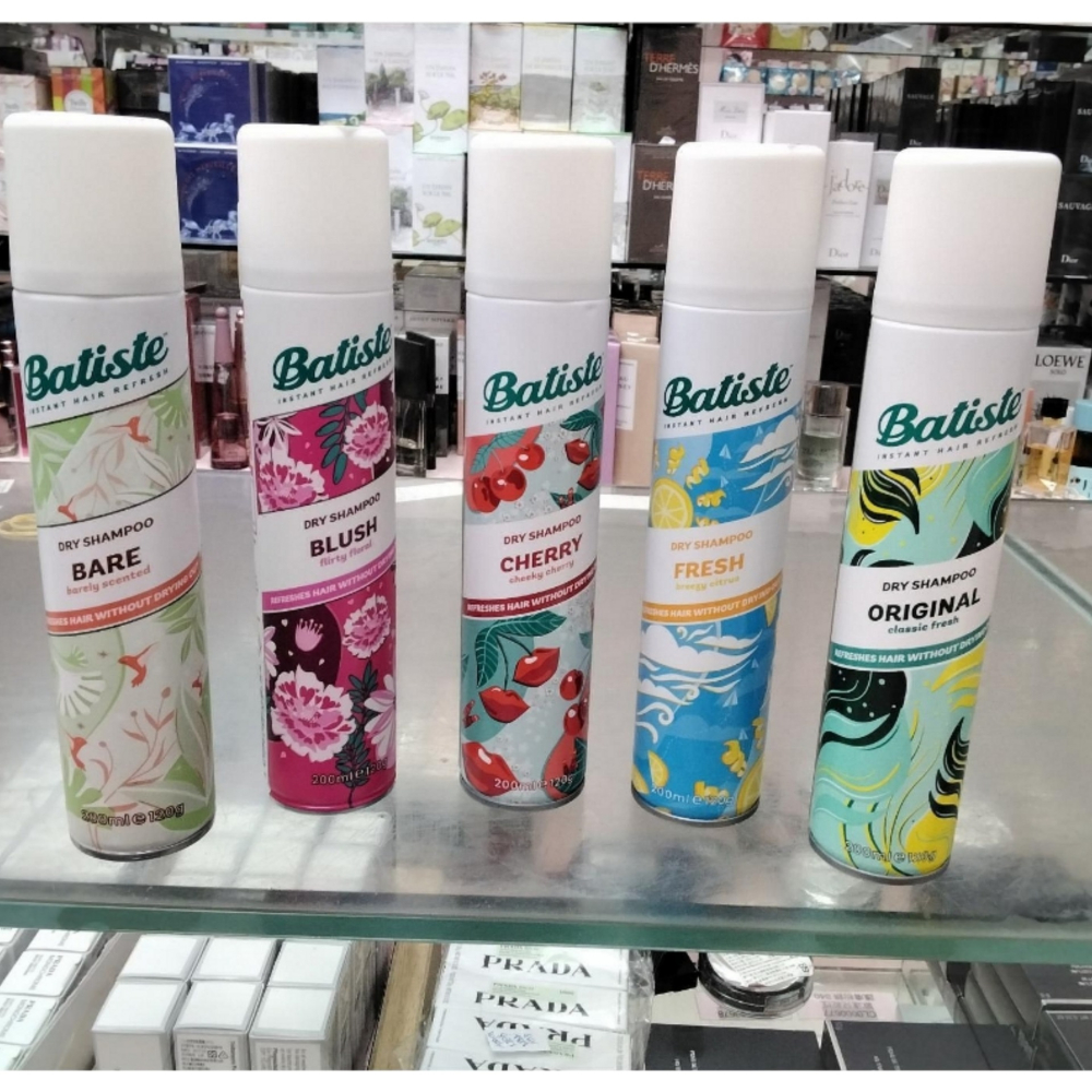 優惠活動 BATISTE 秀髮乾洗髮噴劑200ml(中性/櫻桃/經典)有3款香味可選，市價275元，下單前請先詢問貨量-細節圖2