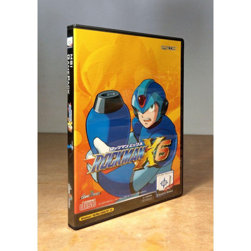 (PC電腦遊戲、正版光碟)洛克人 Rockman X6：光碟一片+遊戲手冊一本│卡普空、CAPCOM、微星科技│七成新