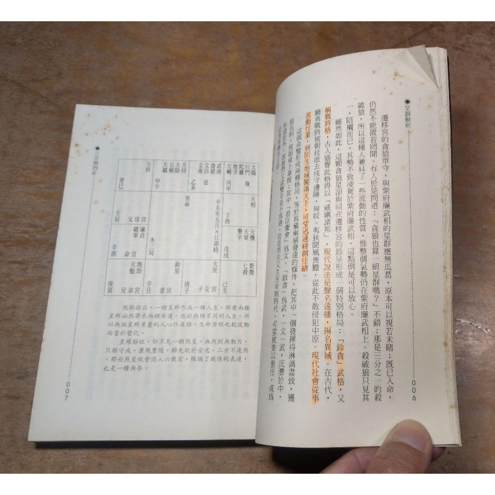 陳希夷檔案之星群解析(已泛黃、許多書斑)│了無居士│蓮花│陳希夷、星群解析│圖書老舊-細節圖7