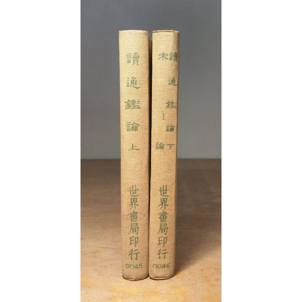 讀通鑑論：上冊+下冊 2書合售│楊家駱│世界書局│讀通鑑論上下、宋論、書、二手書、上、下│老書-細節圖2
