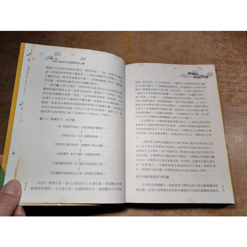 婚姻與家族治療：個案研究(已泛黃、許多明顯書斑)│法蘭克│張老師文化│五成新-細節圖6