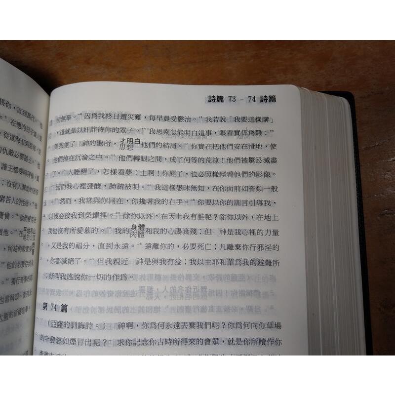 聖經雙排版：金邊珍藏本│王正中│浸宣│聖經 雙排版│Chinese Bible│七成新-細節圖6