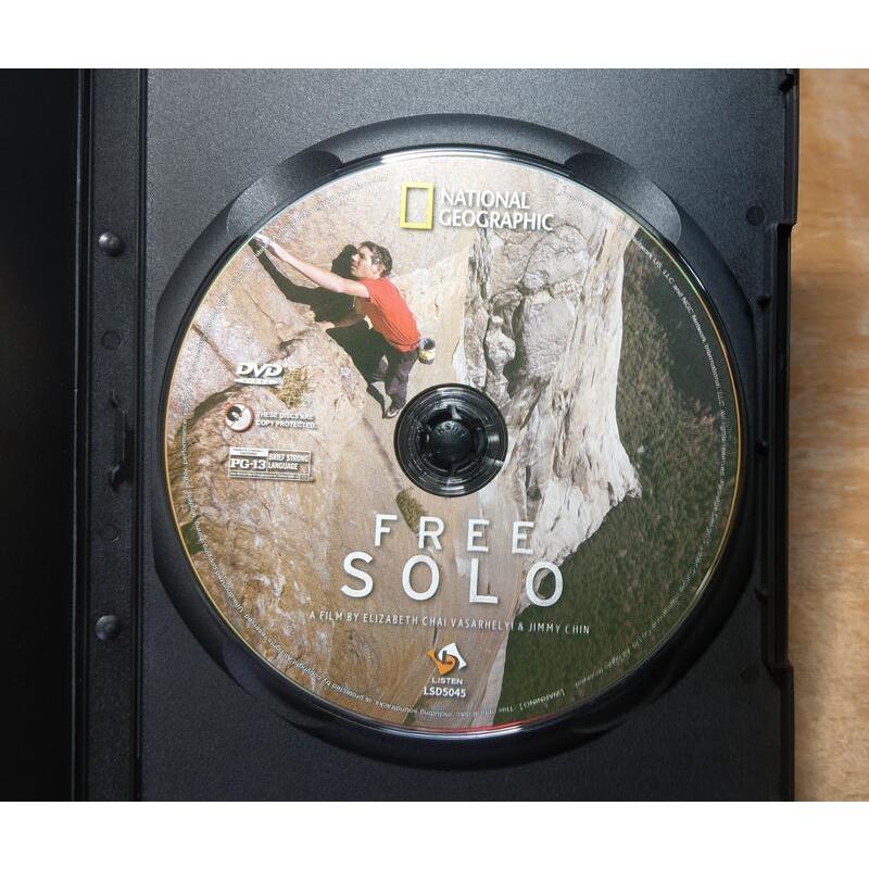 二手光碟：赤手登峰Free Solo 1DVD(字幕：英文、繁體中文)│國家地理頻道│力新│國家地理頻道影片│七成新-細節圖5