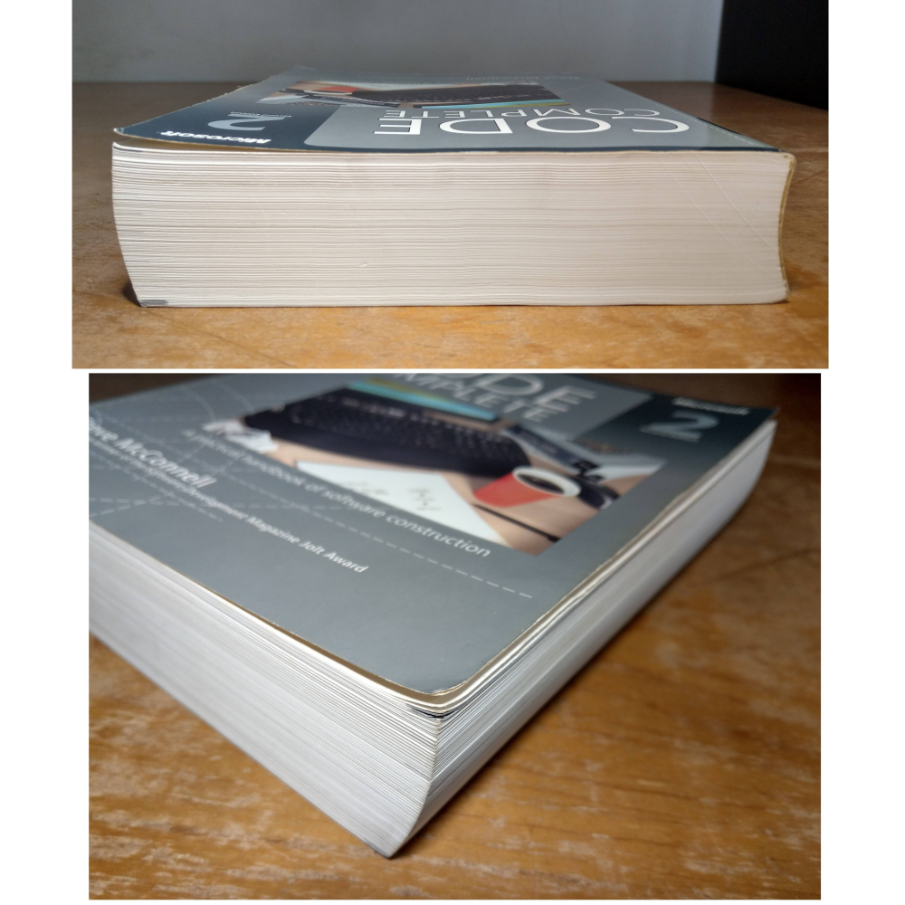 (原文書)Code Complete 2e│Steve McConnell│MicroSoft│微軟、書、二手書│七成新-細節圖2