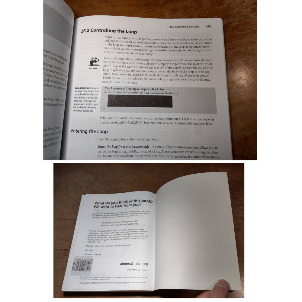 (原文書)Code Complete 2e│Steve McConnell│MicroSoft│微軟、書、二手書│七成新-細節圖9