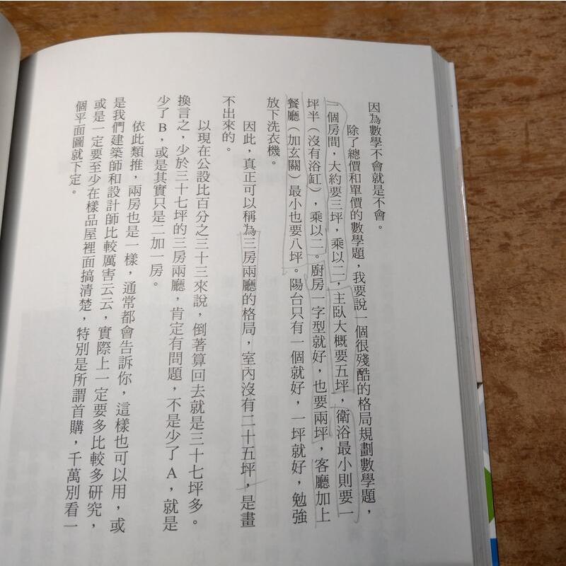 (二手書)羅姐談好房：行家引路x竅門破解x實戰入局 (凌亂的劃線註記)│朱承天│博思│9789869991636│七成新-細節圖6