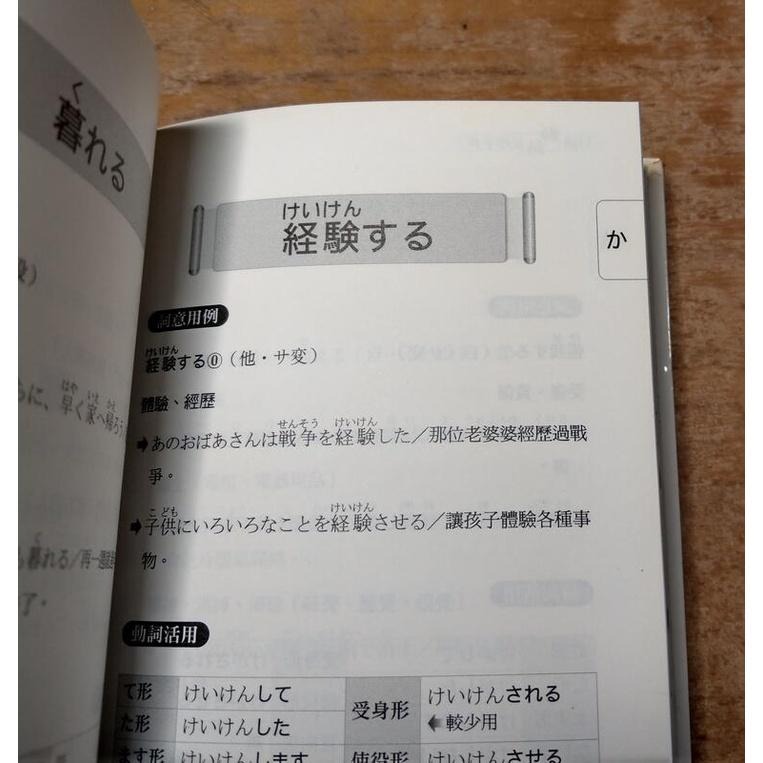 日語動詞活用字典│莊雅惠│上澤社│9789866977596 │七成新-細節圖5