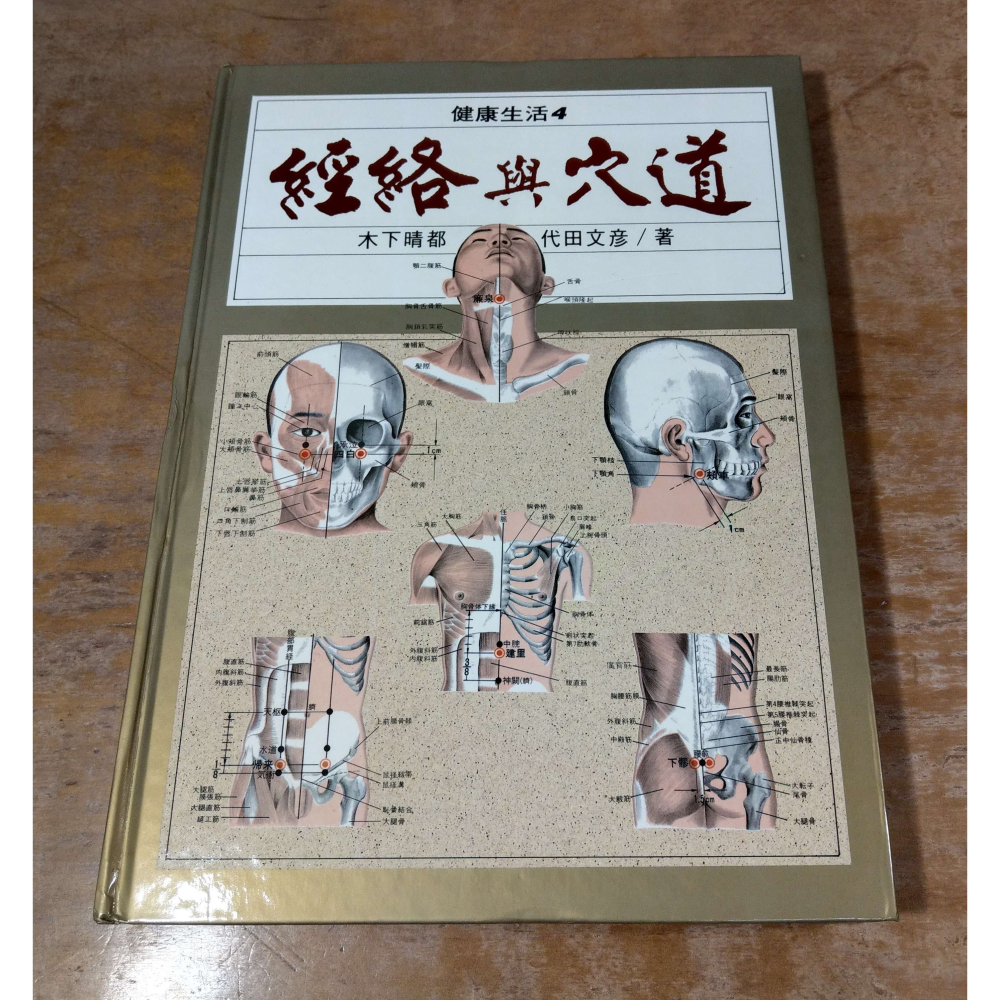 (精裝書)經絡與穴道(泛黃、書斑)│木下晴都、代田文彥│培琳│健康生活4、經絡 與 穴道、書、二手書│七成新-細節圖2