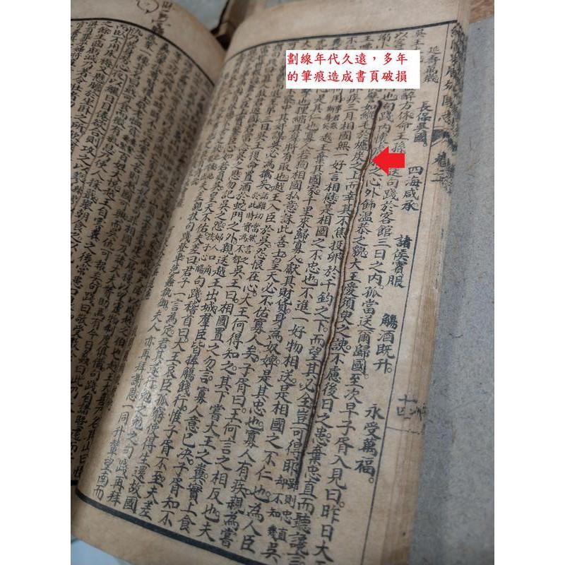 精校全圖繡像東周列國志：108回全│上海鴻文書局│古書-細節圖8