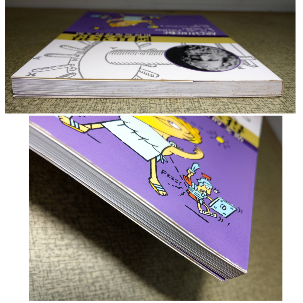 阿基米得和撐起地球的支點(泛黃、書斑)│諾維利│臉譜│阿基米得 和撐起地球的支點、阿基米德、書、二手書│七成新-細節圖2