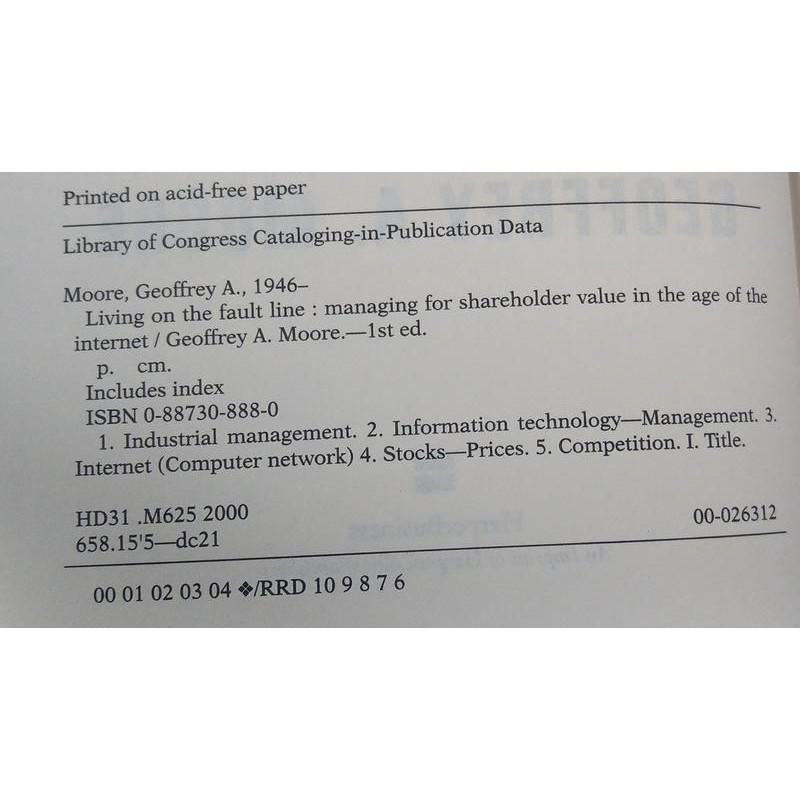 原文書：Living on the Fault Line │斷層線上Moore│Harper0887308880│七成新-細節圖6