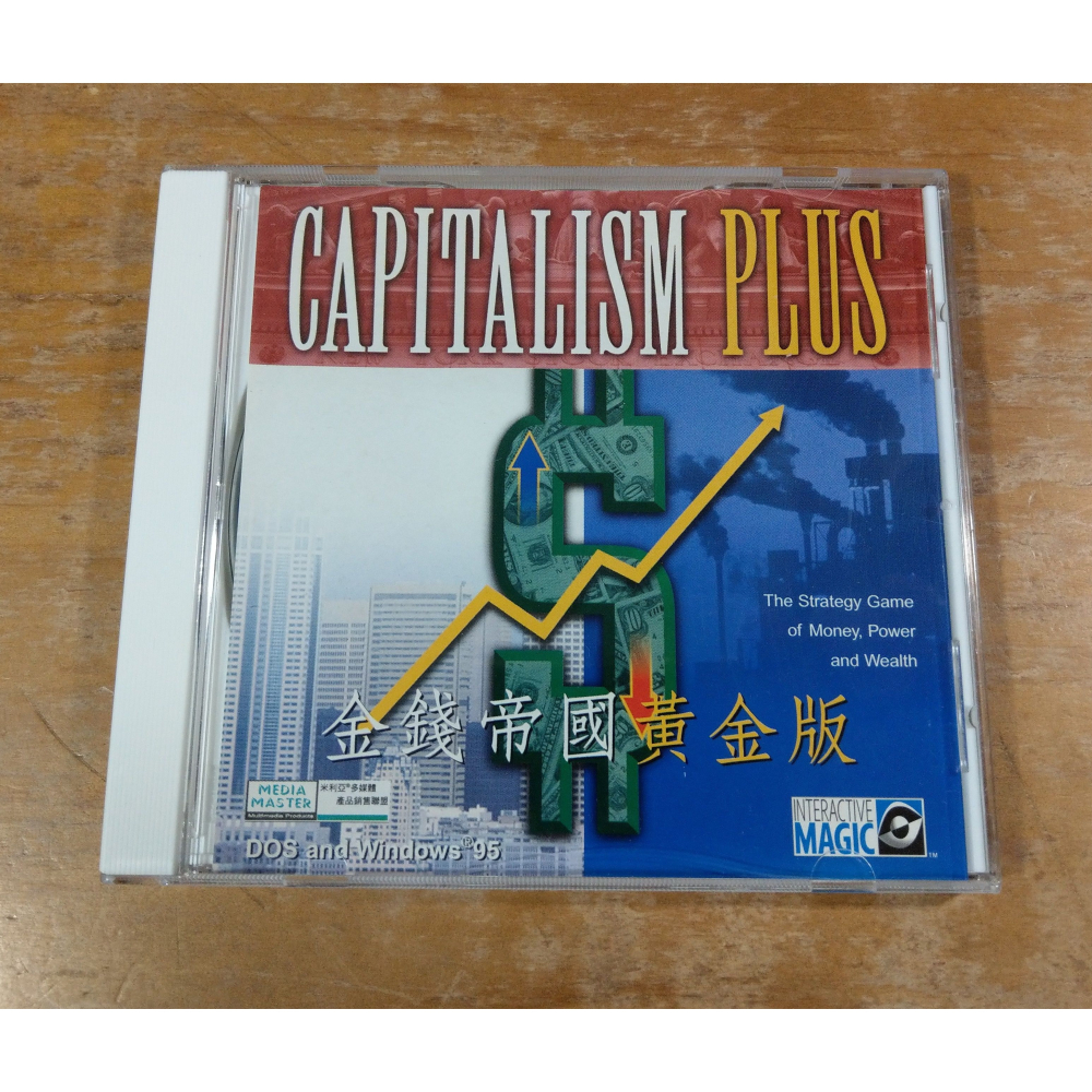 (電腦 實體光碟、裸片) 金錢帝國：黃金版CAPITALISM PLUS│憶弘│二手 遊戲 光碟 PC GAME│七成新-細節圖2