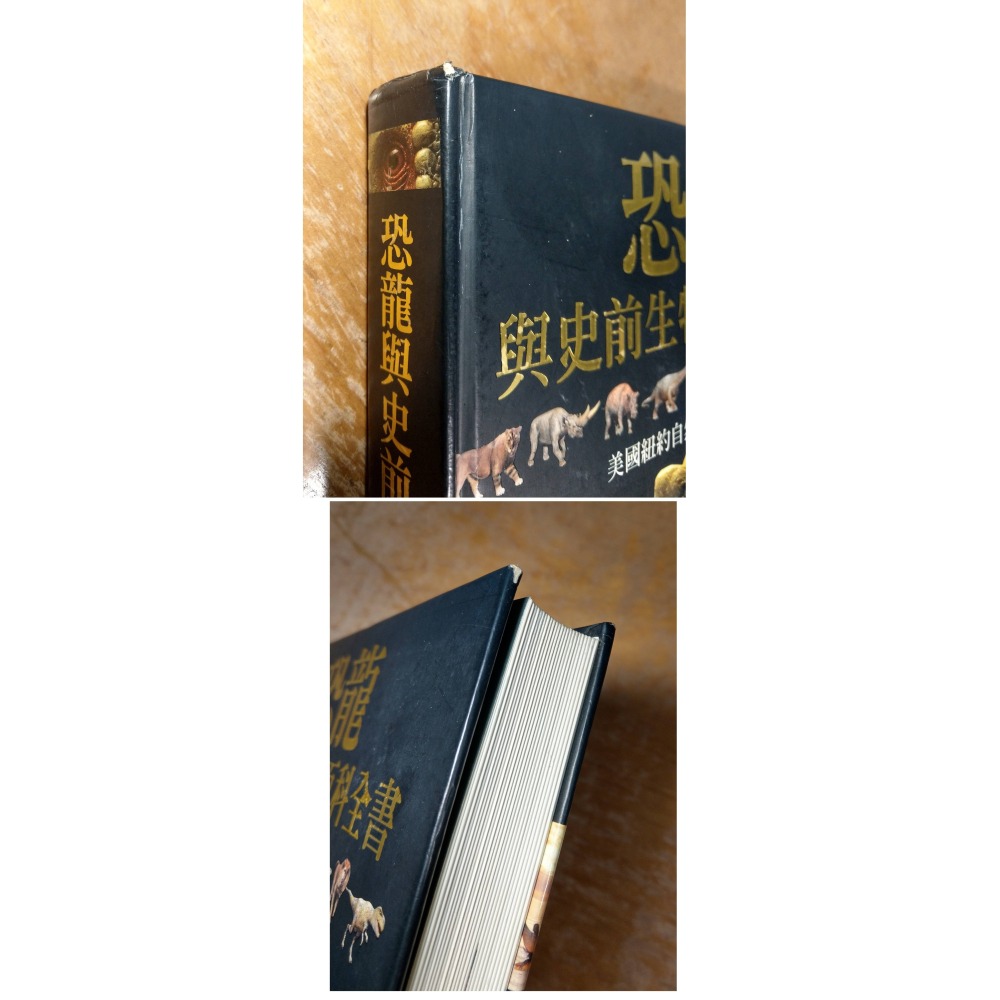 (精裝書)恐龍與史前生物百科全書(上光薄膜剝落中)│蘭伯特│DK、貓頭鷹│恐龍 史前生物 百科全書、書、二手書│六成新-細節圖5