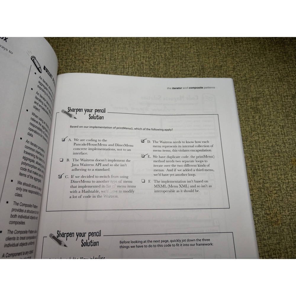 (原文書)Head First Design Patterns│Eric│中文譯名：深入淺出設計模式、書、二手書│七成新-細節圖8