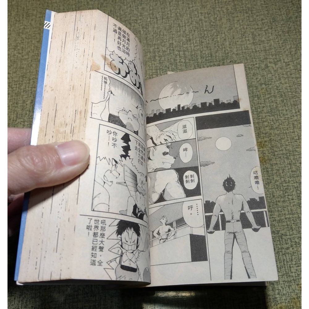 (無釘、無章) 狼人我愛你(泛黃多書斑)│富樫義博│東立│富樫義博短篇集1、富堅義博、富堅義博短篇集、二手書、漫畫│老書-細節圖7