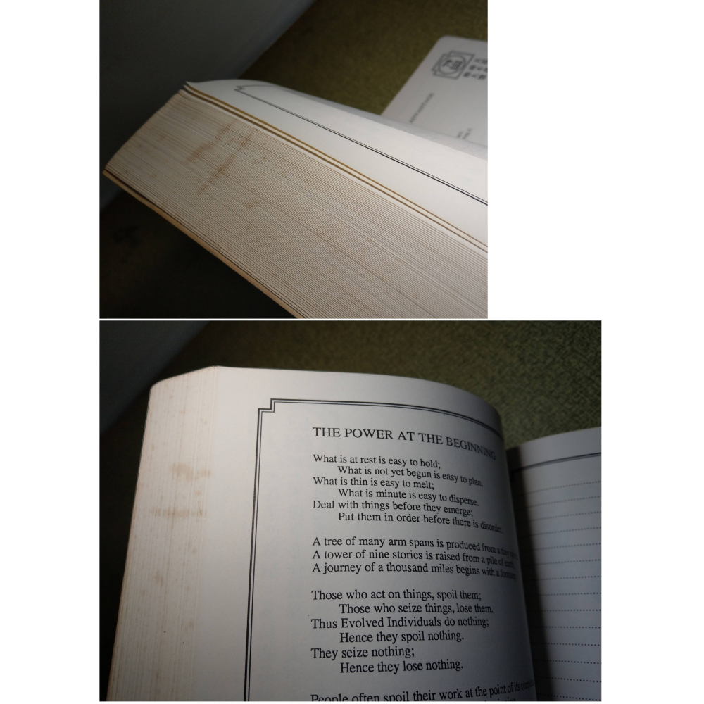 (原文)道德經：THE TAO OF POWER(黃斑)│R.L. Wing│Doubleday│老子、老子道德經│老書-細節圖7