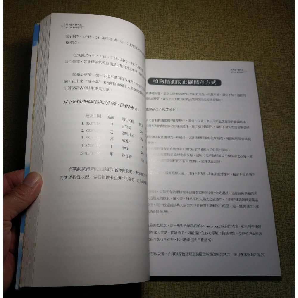 芳香療法與植物精油│柯川德、柯智美│芳香療法、芳香療法書籍、精油、植物精油、書、二手書│七成新-細節圖8