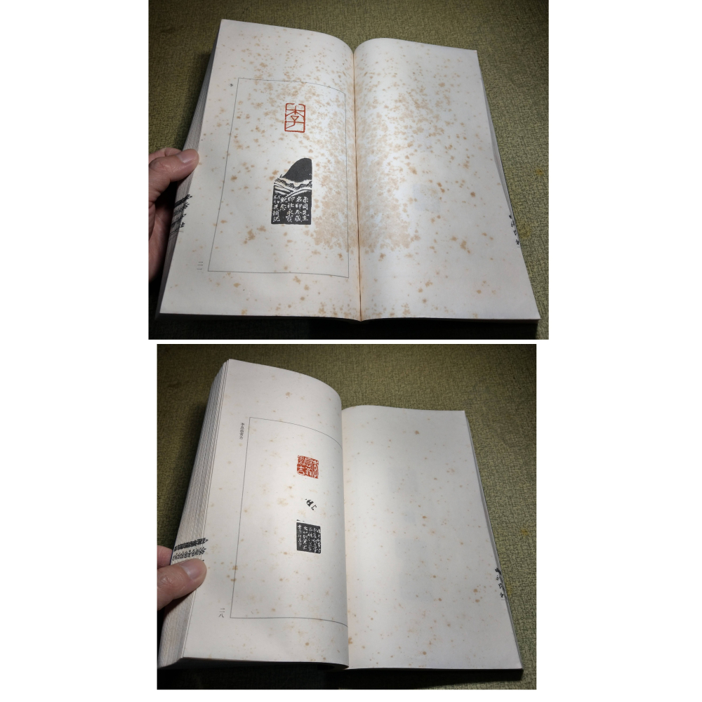 (簡體書)李叔同常用印集(書頁磨損、已泛黃、多書斑)│西泠印社│書側標題「李叔同常用印譜」、李叔同 常用印集、書│老書-細節圖8